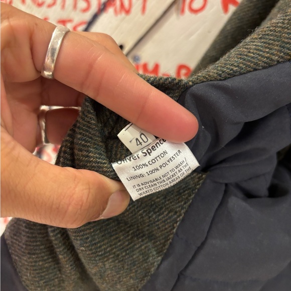 Oliver Spencer Three Pocket Buckle Back Chore Jacket Size 40 - Picture 10 of 10